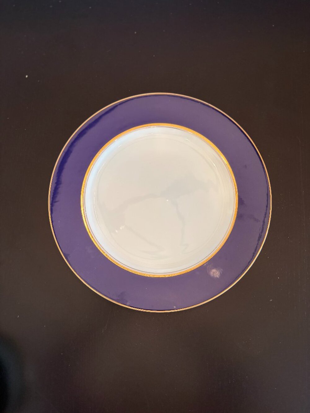 Cathy Hardwick for Mikasa Royal Cobalt Blue L6056 12” Serving Platter Vintage
